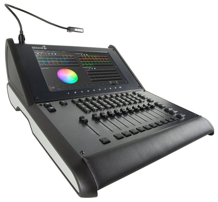 High End Systems Playback Wing 4 Hog 4 Expansion Wing With Internal Touchscreen And 10 Motorized Playback Faders