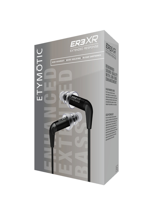 Etymotic Research ER3XR High-Fidelity In-Ear Earphones With Balanced Armature Drivers & Extended Bass