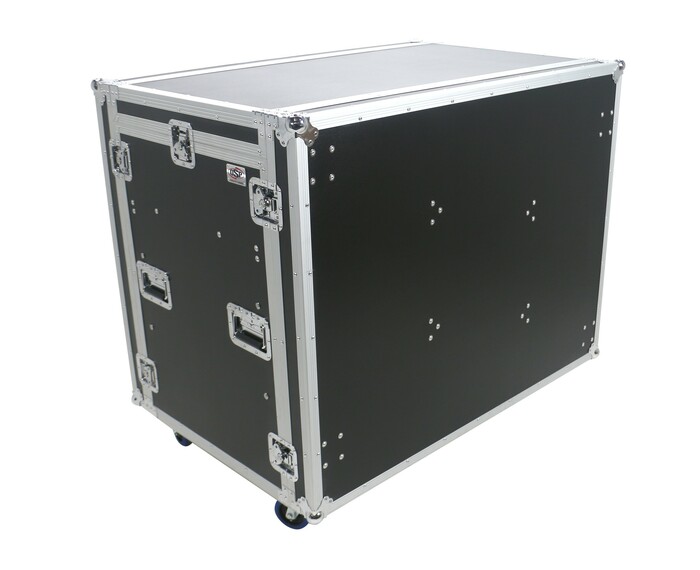 Elite Core ATA-FOH-2SL Deluxe Front Of House System With Dual 12-Unit Racks And Standing Lid Tables
