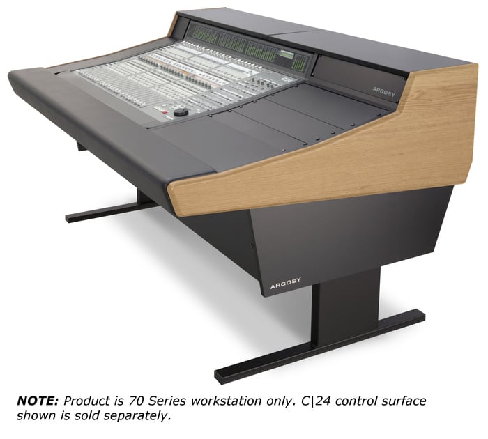 Argosy 70-NC24-R-B-O 70 Series For Avid C|24 Workstation For Avid C|24 Control Surface With Oak Trim