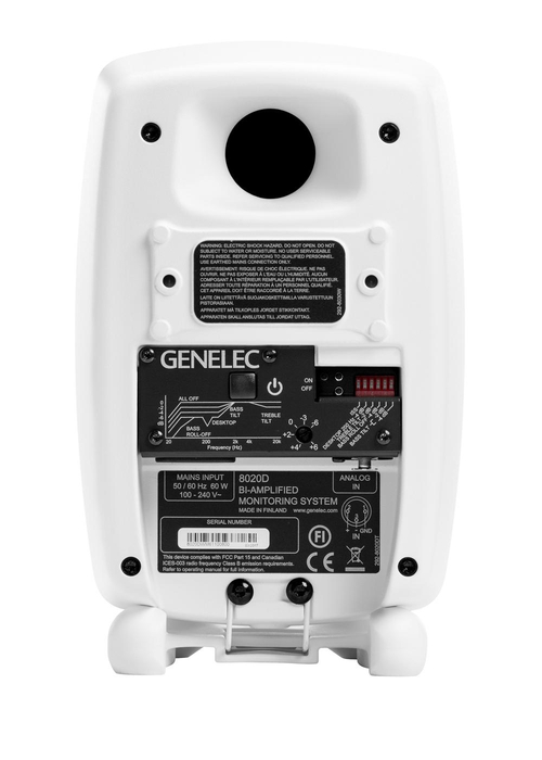 Genelec 8020DWM Classic Series Active Studio Monitor With 4" Woofer, White
