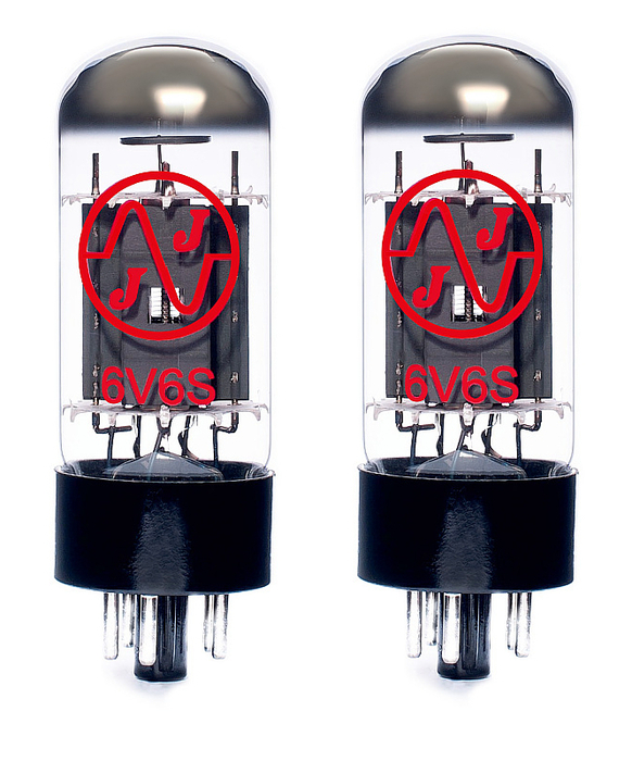 JJ Electronics T-6V6-S-JJ-MP Matched Pair Of 6V6 Power Tubes