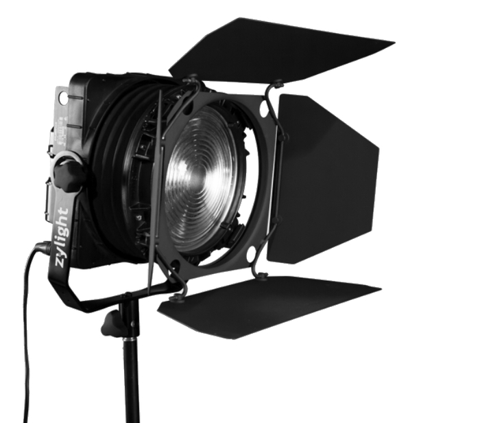 Zylight 26-01063 F8-200 Daylight Single Head ENG Kit 200W 5600K LED Fresnel With Gold Mount Adapter