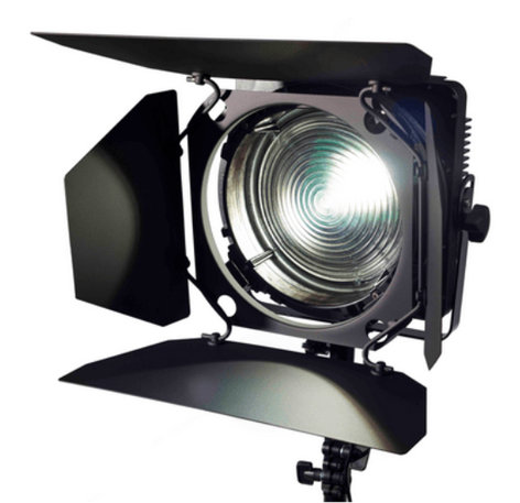 Zylight 26-01067 F8-200 Tungsten Studio Kit 200W 3200K Tungsten LED Fresnel With DMX Interface Box