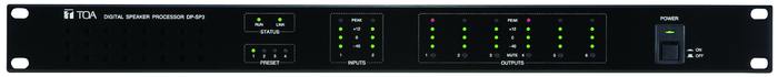 TOA DP-SP3 CU Digital Speaker System Processor With 2 Inputs And 6 Outputs