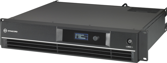 Dynacord L2800FD DSP Power Amplifier, 2x140W