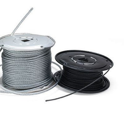 Rose Brand Aircraft Cable 250' Spool Of 3/16" 7x19 Cable, Galvanized