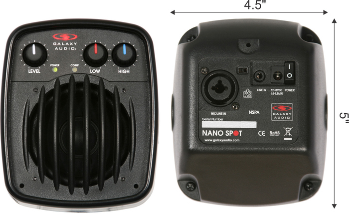 Galaxy Audio NSPA 3" Active Personal Vocal Monitor 25W