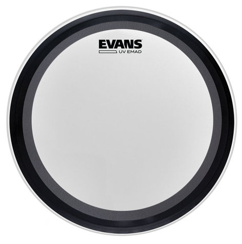 Evans BD16EMADUV 16" UV EMAD Coated Bass Drum Head