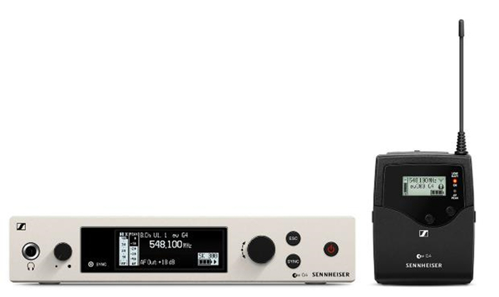 Sennheiser ew 300 G4-Base SK-RC Wireless Receiver And Bodypack Transmitter