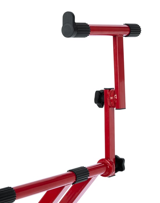 Gator GFW-KEY-5100XRED Two Tier X Style Keyboard Stand In Nord Red