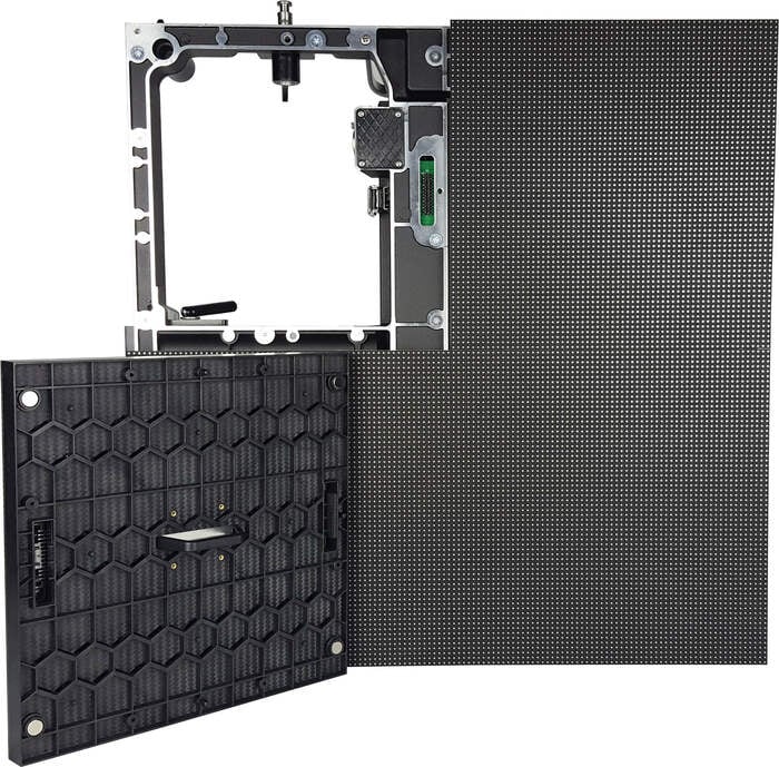 Blizzard R3-86 8x6 LED Video Wall Package With 48 IRiS R3, Processor, Rigging, And Case