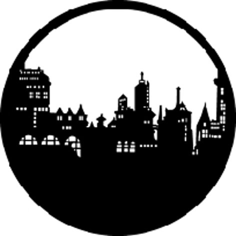 GAM G212 Old City Skyline Steel Gobo