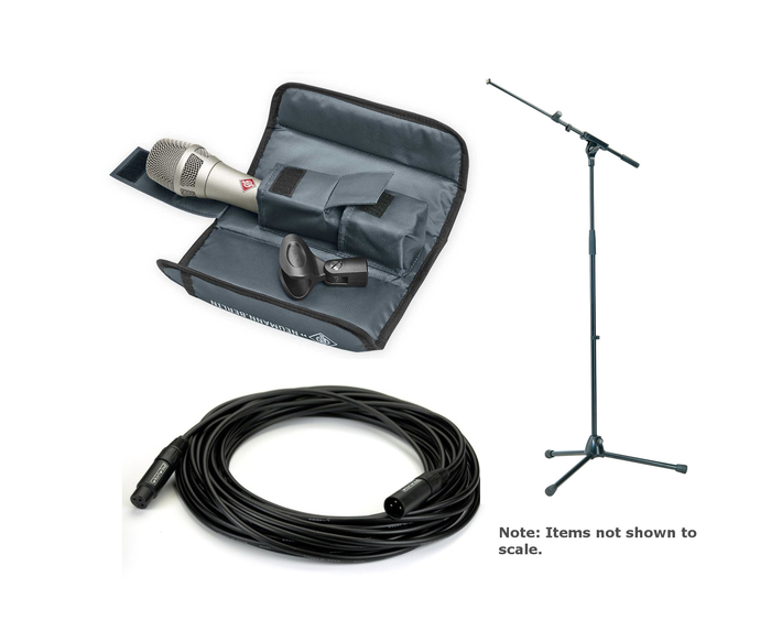Neumann KMS104-NI-SOLO-K KMS 104 Mic Bundle With Stand And Cable