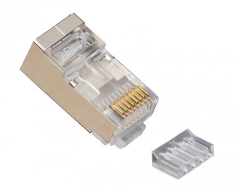 Platinum Tools 106205 Standard CAT6 Shielded 2-Piece High Performance RJ45 Connector