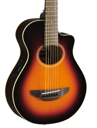 Yamaha APXT2 3/4-Scale Thinline - Old Violin Acoustic-Electric Guitar, Spruce Top, Meranti Back And Sides