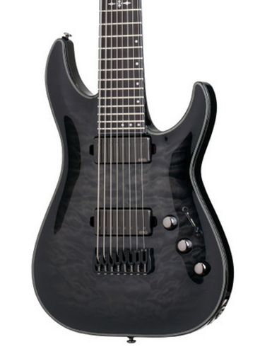 Schecter HELLRAISER-HH-C7 Hellraiser Hybrid C-7 Trans Black Burst 7-String Electric Guitar