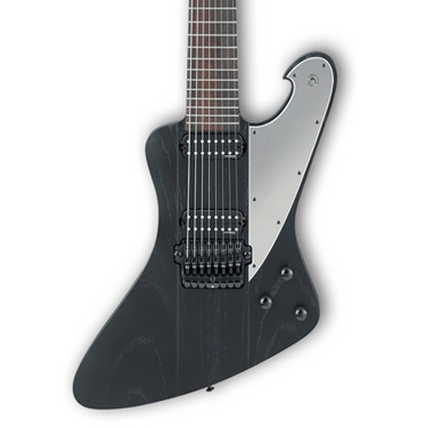 Ibanez FTM33WK Fredrik Thordendal 8-String Electric Guitar With Case - Weathered Black Finish