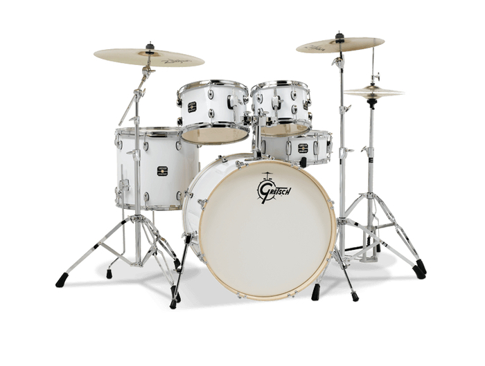 Gretsch Drums GE4E825Z Energy 5-Pc Kit W/ Full Hardware Package & Paiste Cymbals