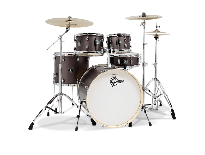 Gretsch Drums GE4E825Z Energy 5-Pc Kit W/ Full Hardware Package & Paiste Cymbals