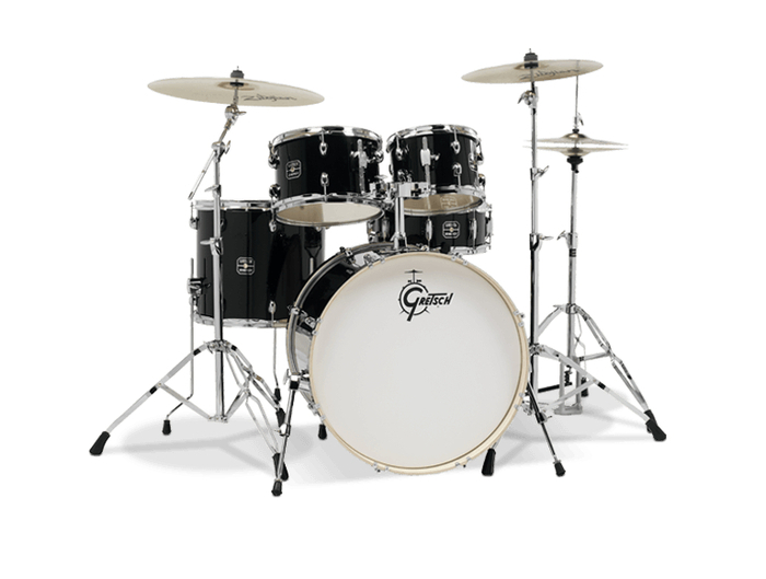 Gretsch Drums GE4E825Z Energy 5-Pc Kit W/ Full Hardware Package & Paiste Cymbals