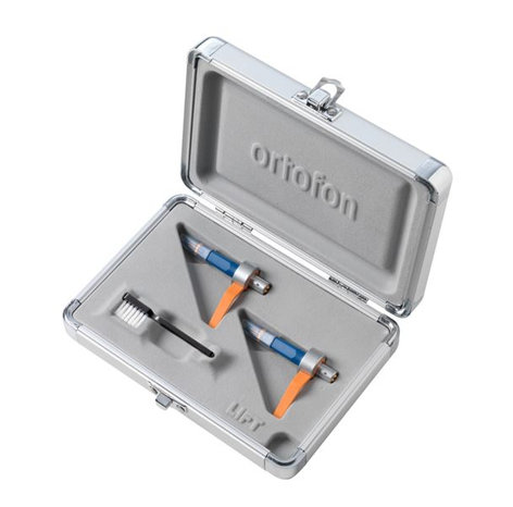 Ortofon Concorde Mk2 DJ Twin 2x Cartridge Bodies And Styli For DJing