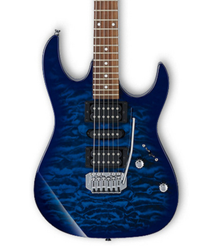 Ibanez GRX70QATBB Transparent Blue Burst Gio Series Electric Guitar