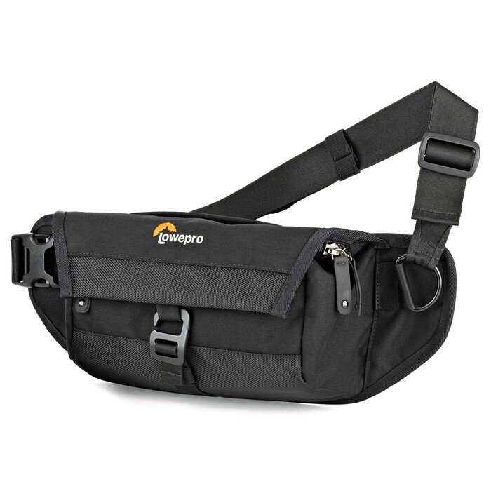 black waist bag