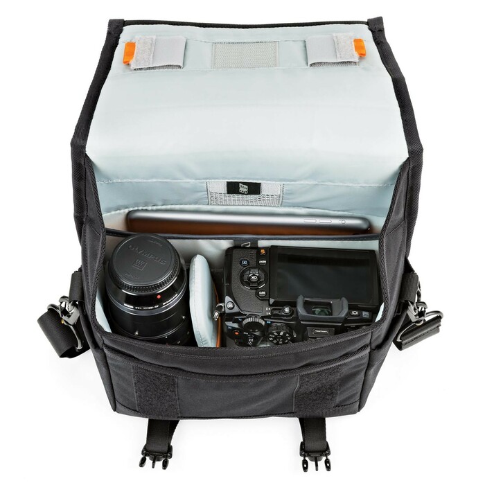 LowePro LP37161 M-Trekker SH 150 Compact Shoulder Bag For Camera Kit And Accessories In Black