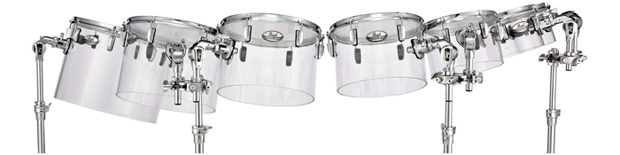 Pearl Drums CRB1309T Crystal Beat Concert Double Headed Tom With BT3