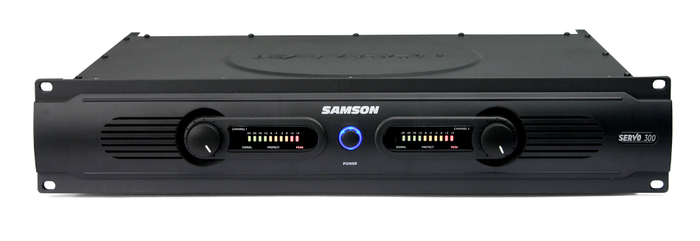 Samson Servo 300 Stereo Power Amplifier, 150W Per Channel