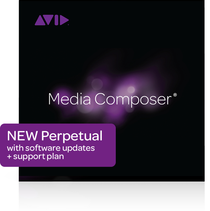 Avid Media Composer Perpetual License (Box) Professional Video Post Production Software