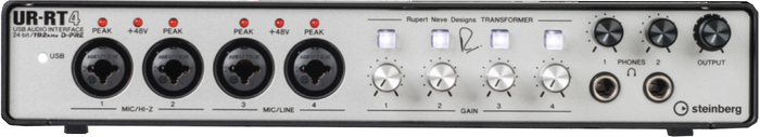 Steinberg UR-RT4 USB 2.0 Audio Interface With 4 Rupert Neve Transformers