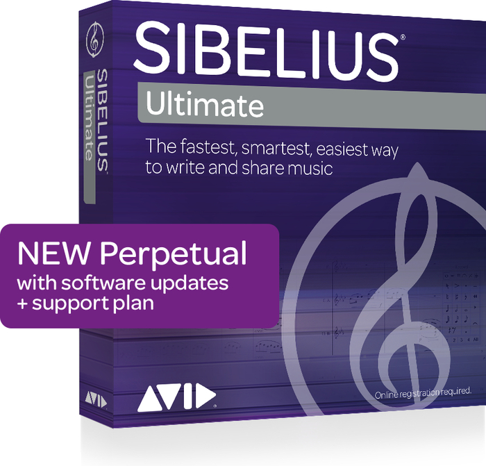 Avid Sibelius Ultimate Perpetual License Professional Notation Software