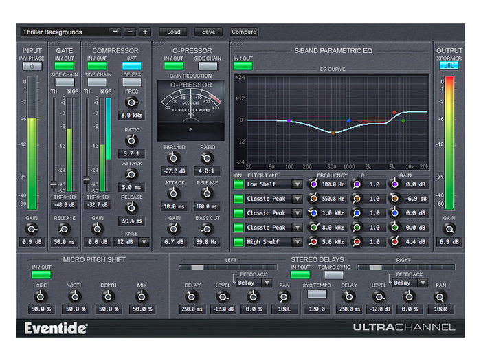 Eventide UltraEssentials UltraChannel, UltraReverb And UltraTap Plug-in Bundle [Virtual]