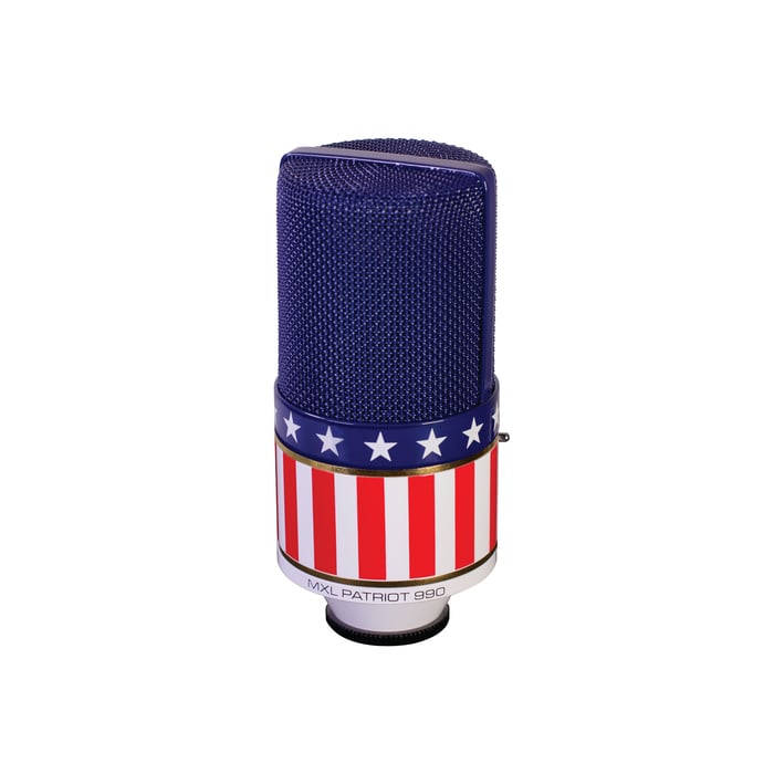 MXL 990S-PATRIOT MXL PATRIOT 990 Limited Edition Condenser Microphone