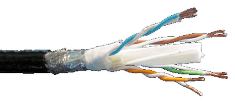 TMB ZPCCAT6ANE075 Cat6a Cable With Neutrik Ethercon Connectors, 75 Ft