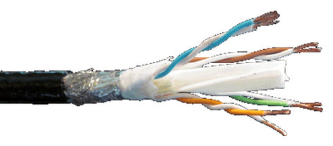 TMB ZPCCAT6ANE100 Cat6a Cable With Neutrik Ethercon Connectors, 100 Ft