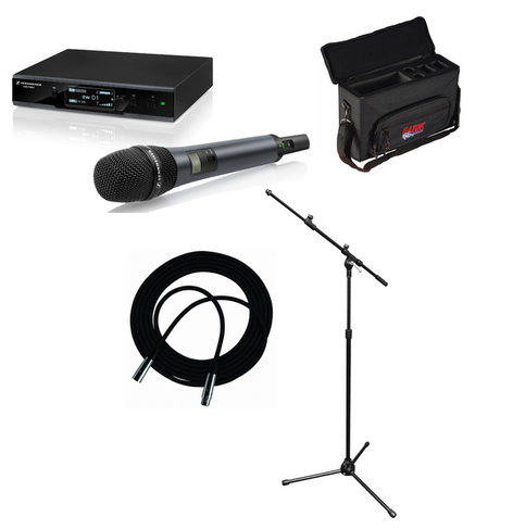 Sennheiser EWD1-845S-SNGL-K EWD1-845S Wireless HH Mic Bundle With Case, Mic Stand, And XLR Cable