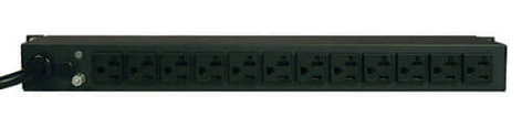 Tripp Lite PDUMH20 Single-Phase Metered PDU With 12-Outlets, 15' Cord, 1 Rack Unit