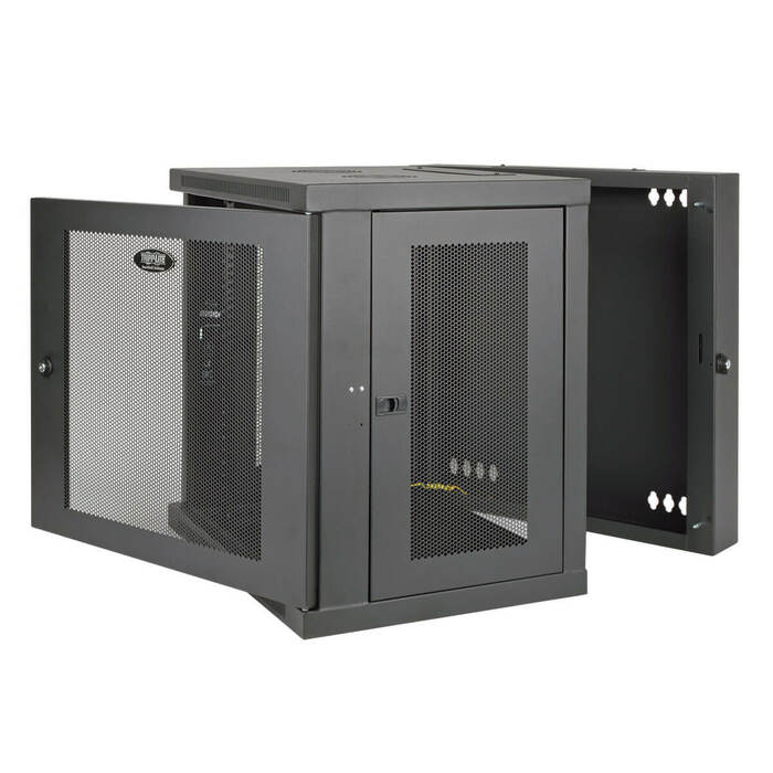 Tripp Lite SRW12USDP SmartRack 12 Units UPS Depth Wall Mount Enclosed Rack Cabinet