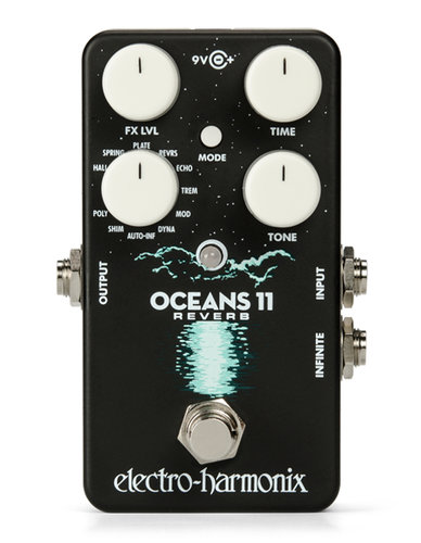 Electro-Harmonix OCEANS-11 Oceans 11 Reverb Pedal