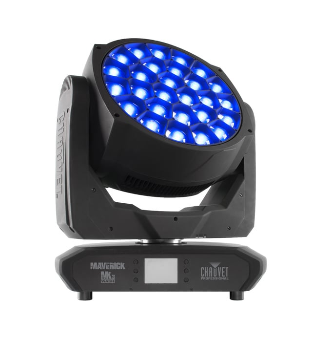 Chauvet Pro Maverick Mk 3 Wash 27x40W RGBW LED Moving Head Wash With Zoom And Pixel Control