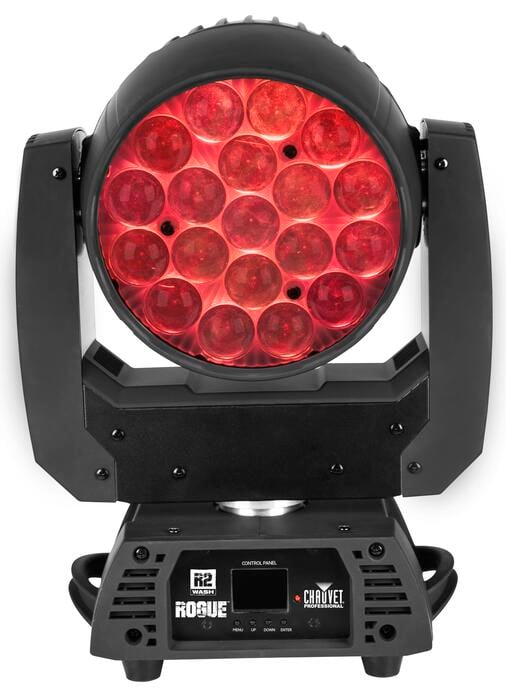 Chauvet Pro Rogue R2 Wash 19x15W RGBW LED Moving Head Wash With Zoom