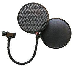 SE Electronics DUAL-PRO-POP Dual Pro Pop Filter Metal And Fabric Professional Microphone Pop Shield