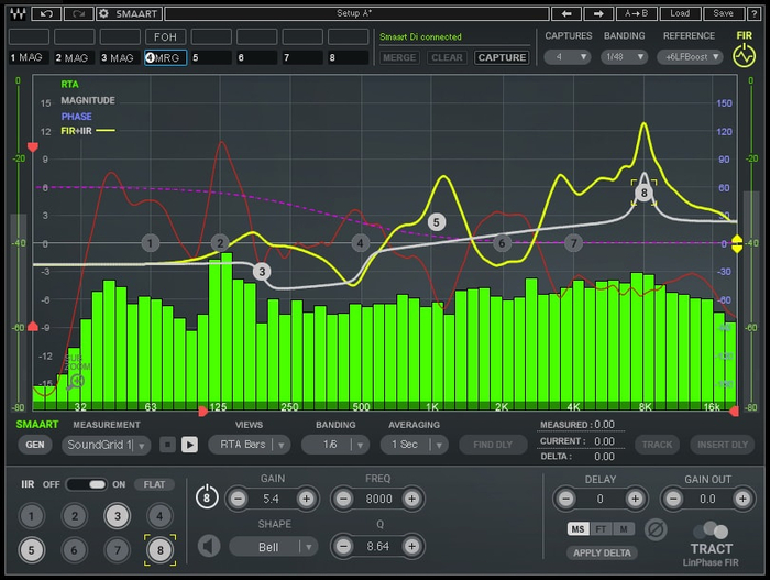 Waves TRACT System Calibration + Smaart Di v2 Room EQ And Time Alignment And Analysis Software Bundle (Download)