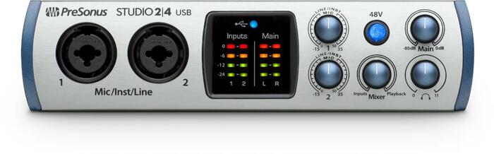 PreSonus Studio 24 2 X 2 USB Audio Interface