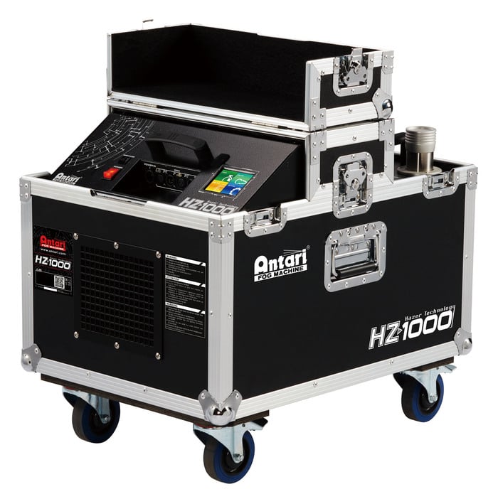 Antari HZ-1000 800W Haze Machine With DMX Control And Case, 6,000 CFM Output