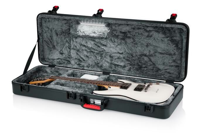 Gator GTSA-GTRELEC-LED Molded Electric Guitar Case With LED Light