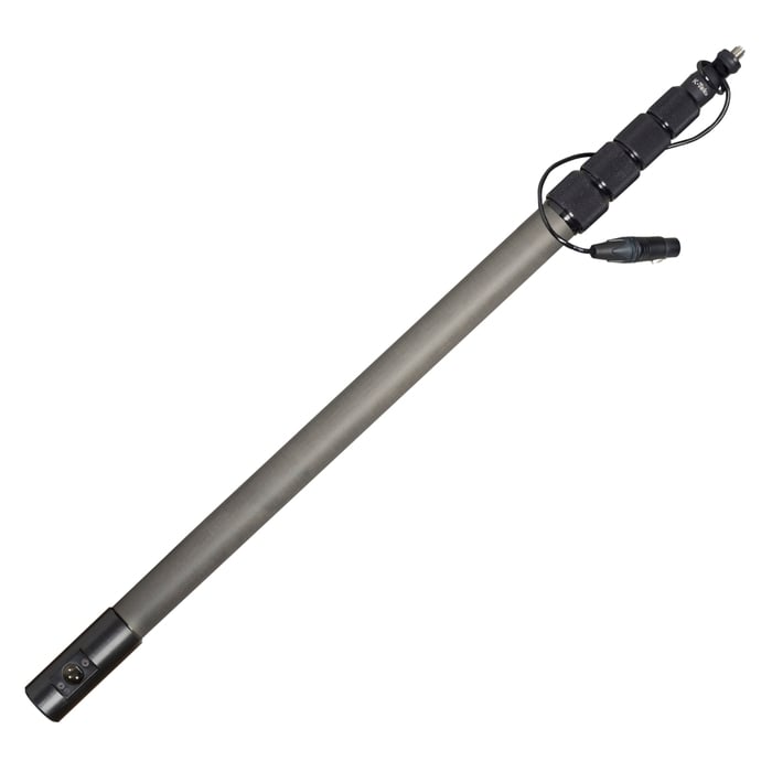 K-Tek KEG-100CCR Avalon Series Graphite Boom Pole With Internal Coiled XLR Cable